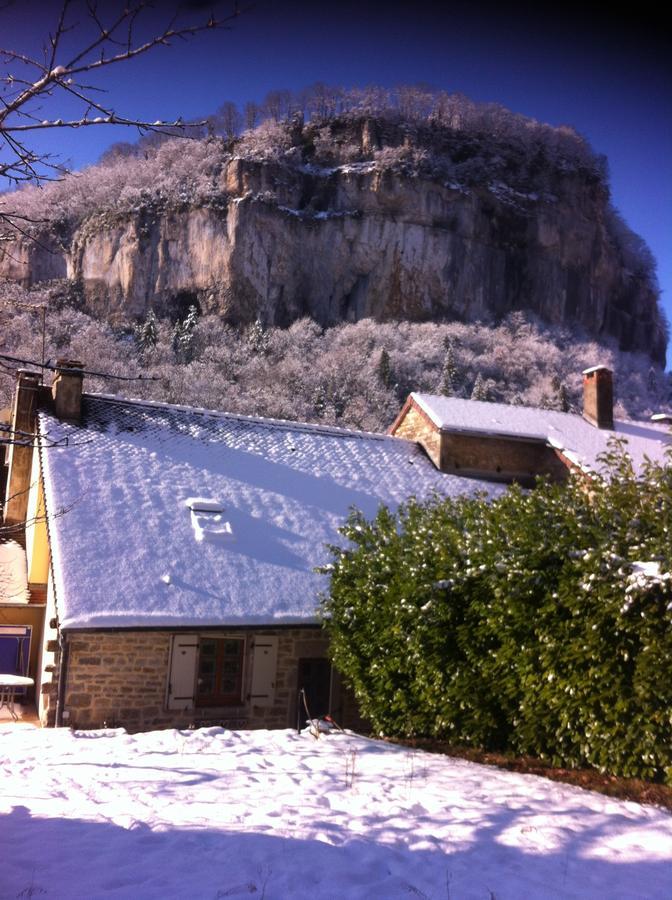 Bed and Breakfast Les Trois Cloches Baume-les-Messieurs Exterior foto