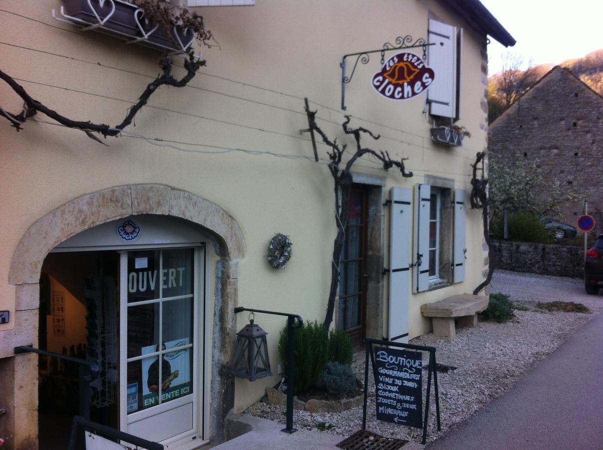 Bed and Breakfast Les Trois Cloches Baume-les-Messieurs Exterior foto